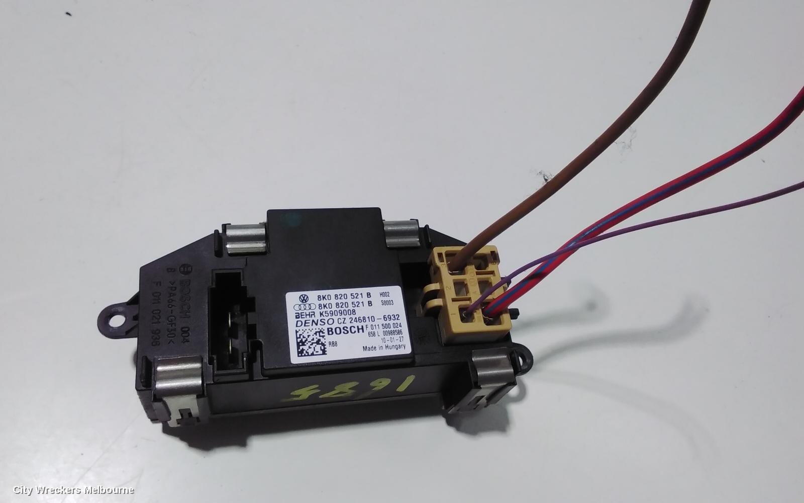 AUDI Q5 FAN SPEED RESISTOR, 8R, 03/2009 - 01/2017 - Image 3