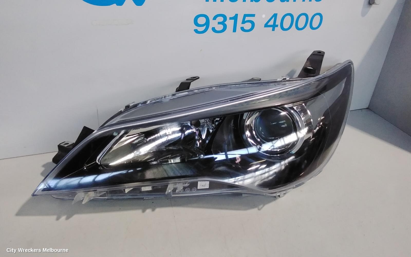 TOYOTA CAMRY LEFT HEADLAMP, ASV50/AVV50, ATARA SL/HYBRID, BLACK INSERT TYPE, 05/2015 - 10/2017 - Image 2