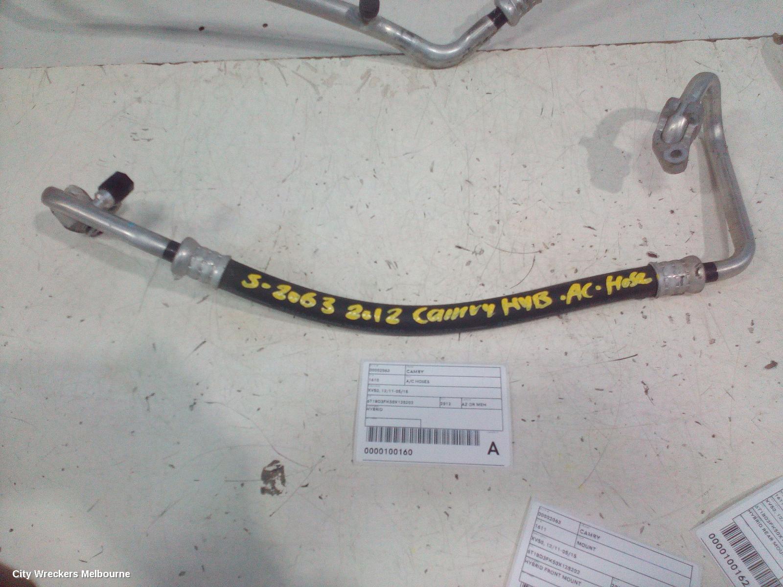 TOYOTA CAMRY A/C HOSES, XV50, 12/2011 - 05/2015 - Image 1