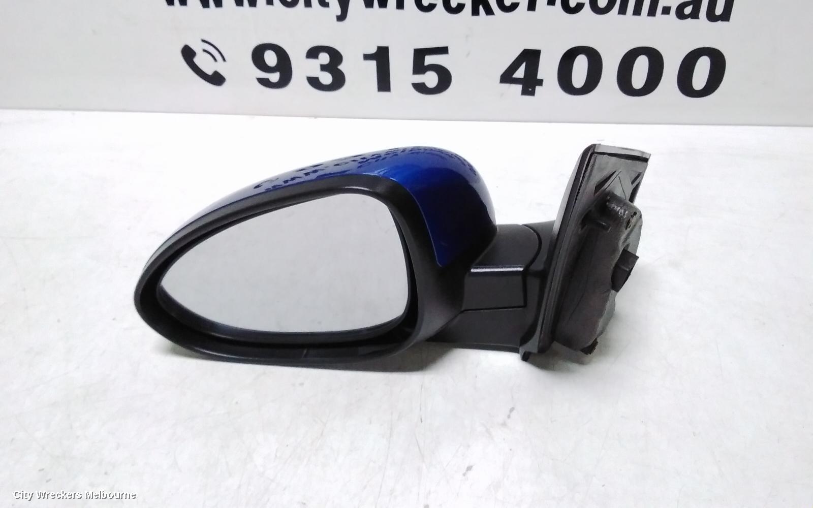 HOLDEN BARINA LEFT DOOR MIRROR, TM, COLOUR CODED, 09/2011 - 12/2018 - Image 2