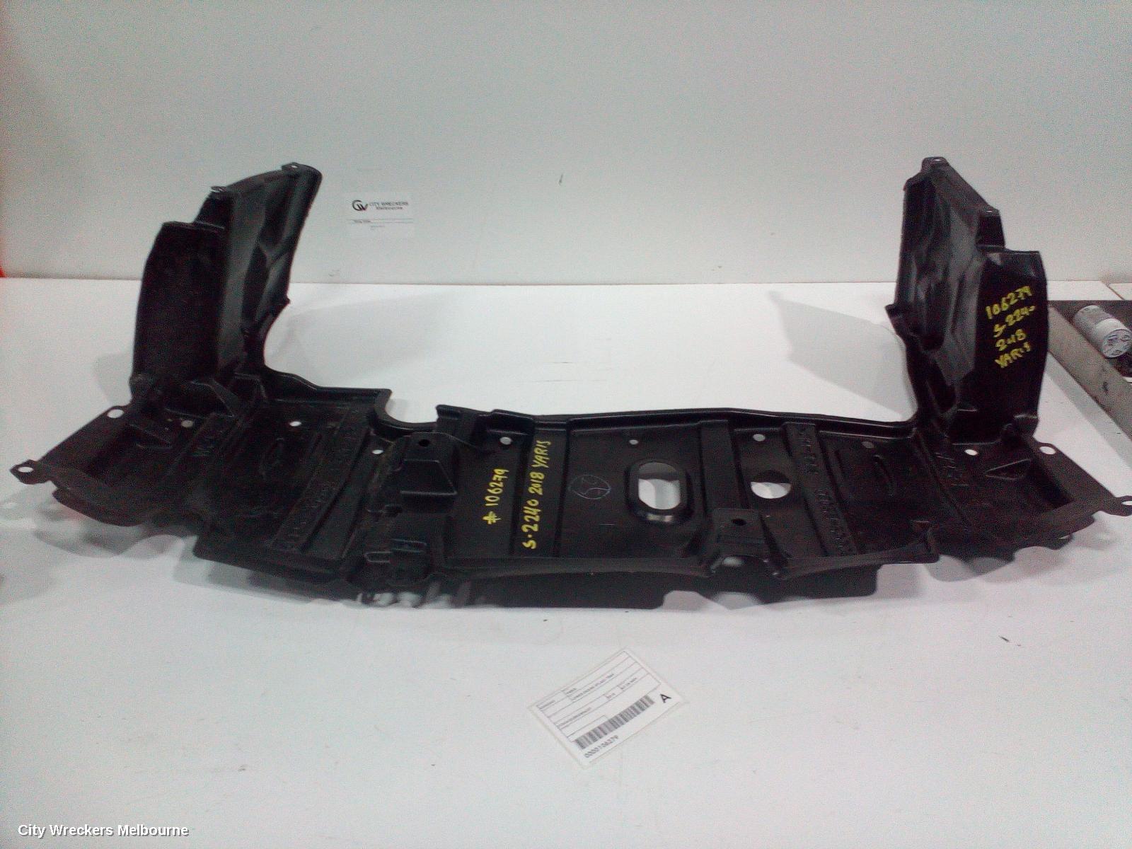 TOYOTA YARIS LOWER ENGINE SPLASH TRAY, NCP13#, FRONT BUMPER SPLASHTRAY, HATCH, 11/2011 - 01/2020 - Image 1