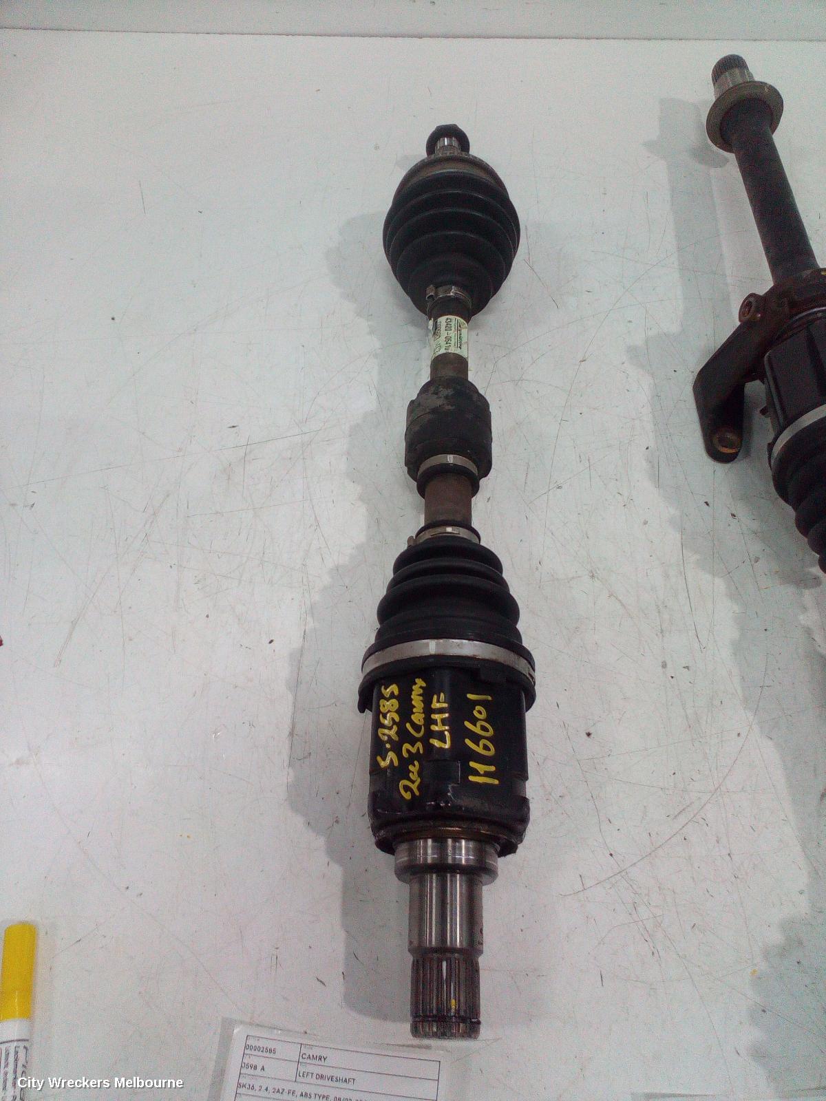 TOYOTA CAMRY LEFT DRIVESHAFT, SK36, 2.4, 2AZ-FE, ABS TYPE, 08/2002 - 05/2006 - Image 2