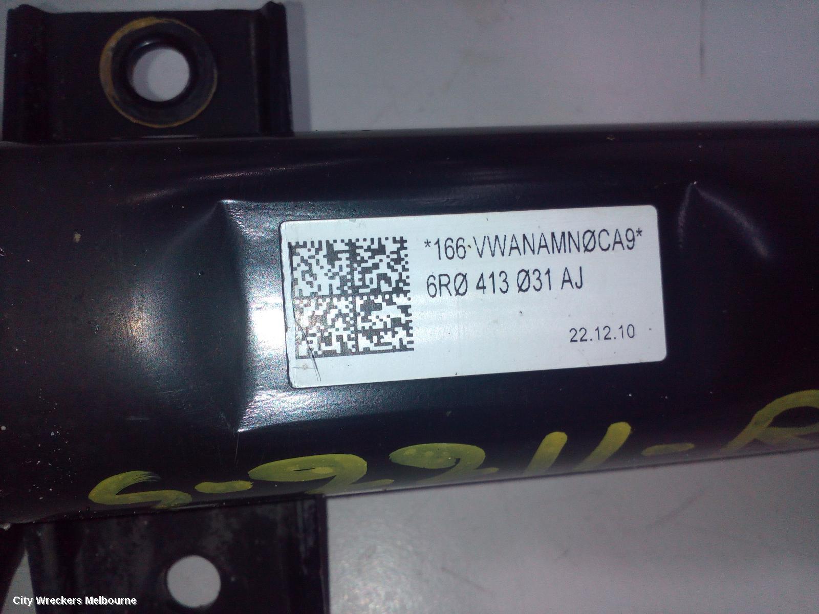 VOLKSWAGEN POLO RIGHT FRONT STRUT, 6R, 1.6, DIESEL, 05/2010 - 05/2014 - Image 1