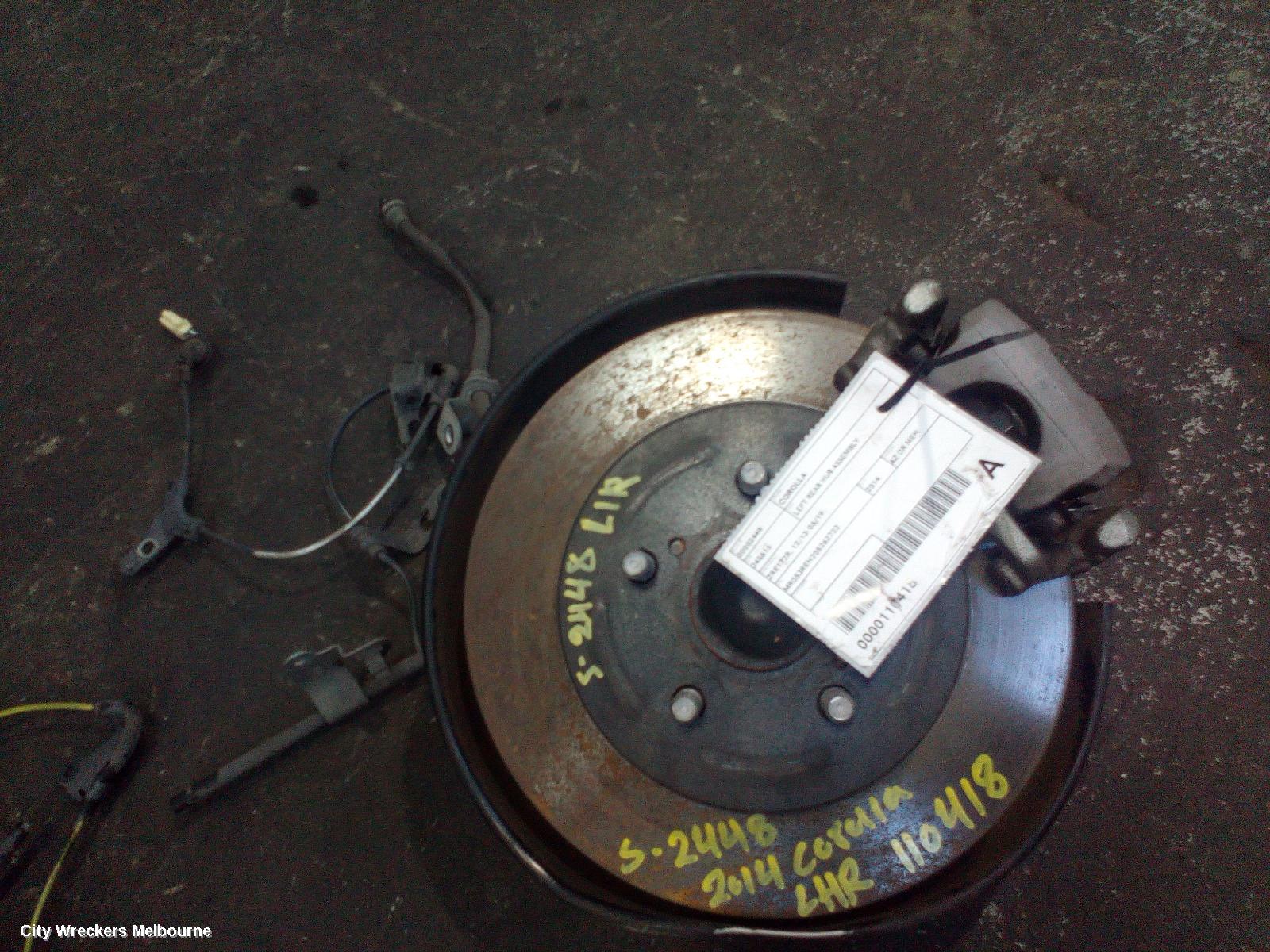 TOYOTA COROLLA LEFT REAR HUB ASSEMBLY, ZRE172R, 12/2013 - 06/2019 - Image 2