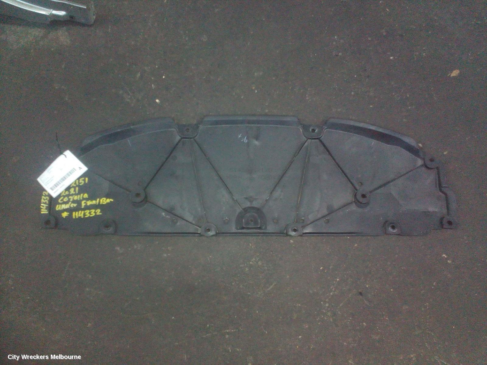 TOYOTA COROLLA, E210, 07/2018 ONWARDS, UNDER BUMPER: 114332 - Image 2