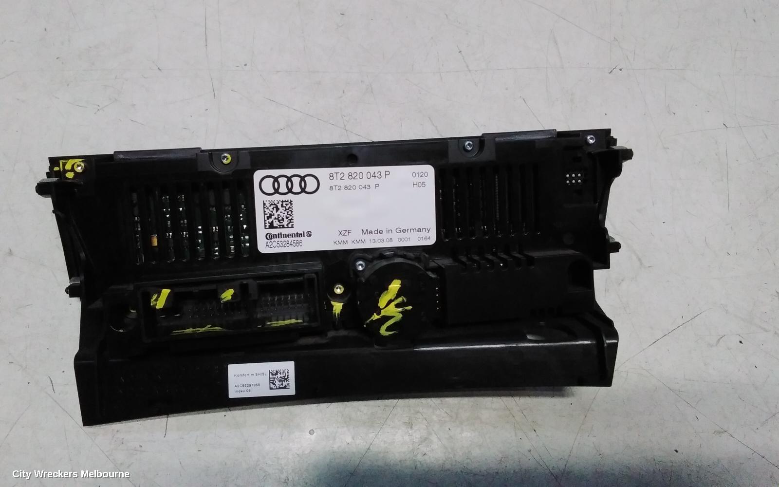 AUDI A4 HEATER/AC CONTROLS, SINGLE ZONE CLIMATE CONTROL, B8 8K, HEATED TYPE, 02/2008 - 06/2012 - Image 3