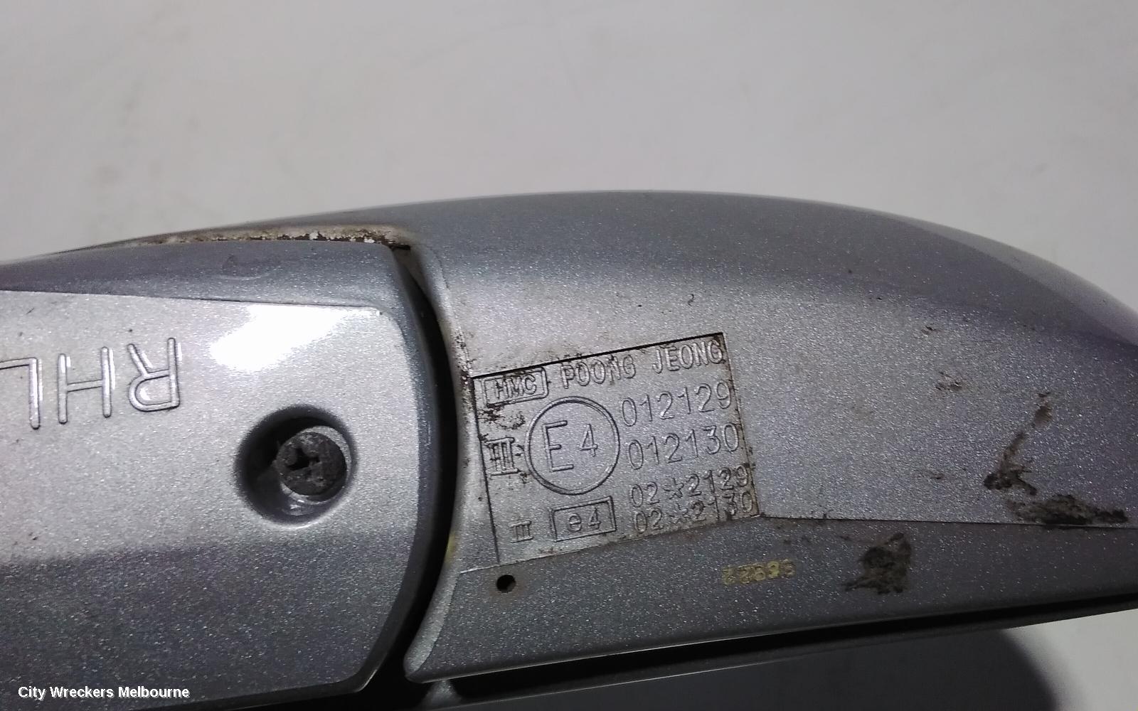 HYUNDAI ACCENT LEFT DOOR MIRROR, LC, POWER, COLOUR CODED, 03/2003 - 04/2006 - Image 3