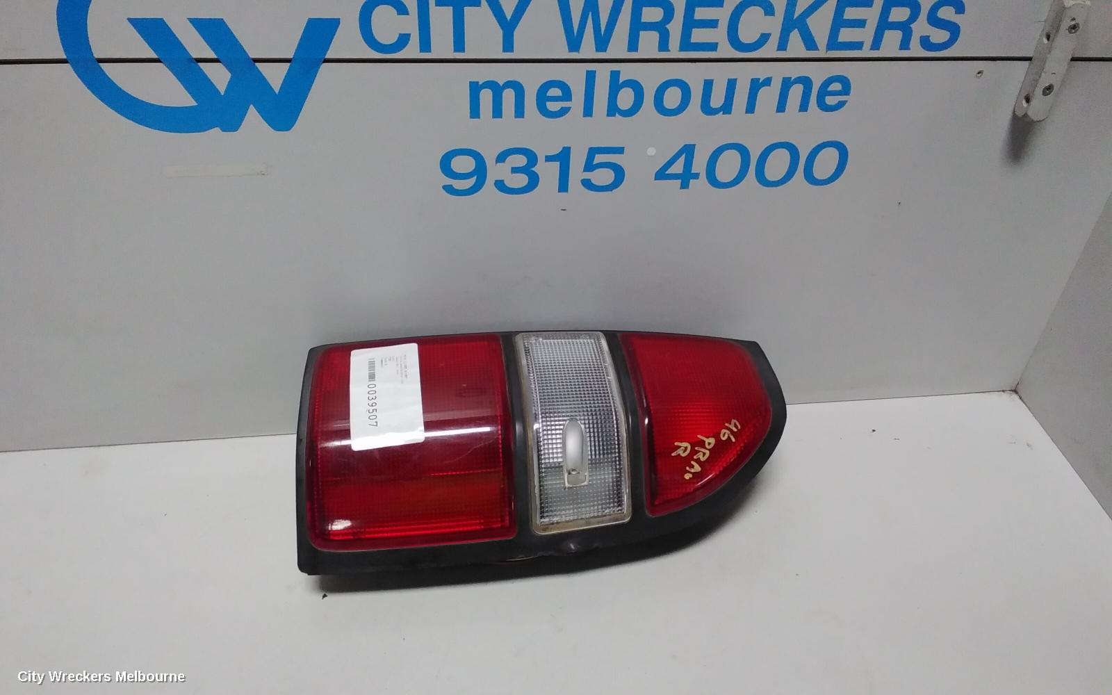 TOYOTA PRADO RIGHT TAILLIGHT, 95 SERIES, IN BODY, RED/CLEAR/RED, 07/1996 - 07/1999 - Image 2