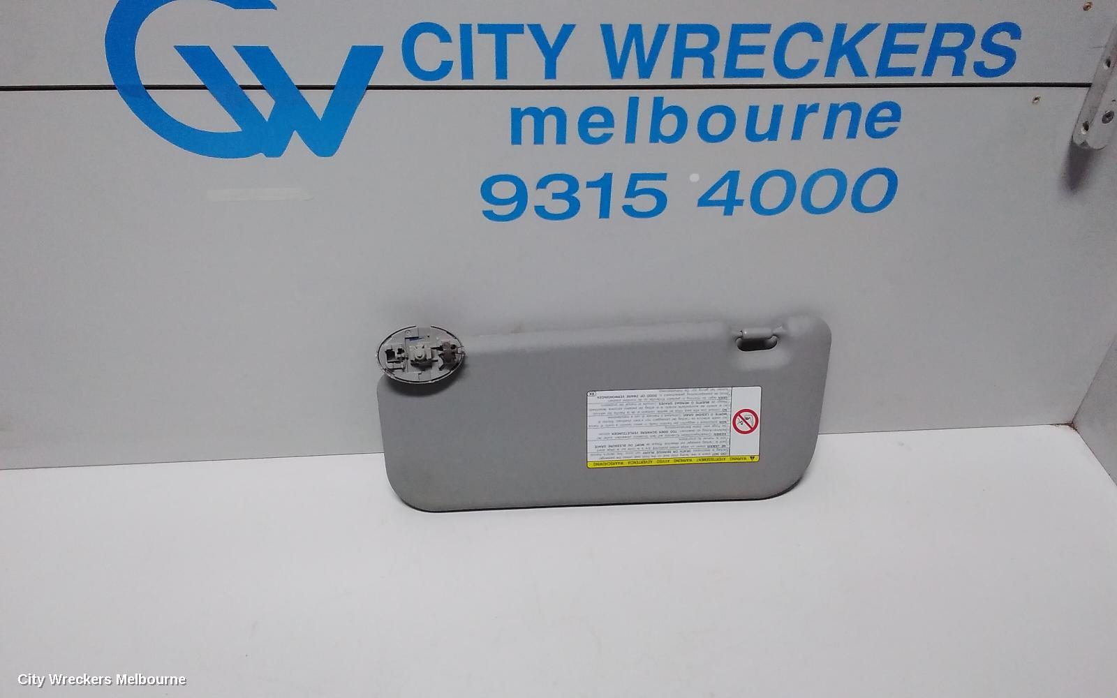 TOYOTA YARIS SUNVISOR, NCP9#, RH SIDE, NON MIRROR TYPE, 10/2005 - 06/2016 - Image 3