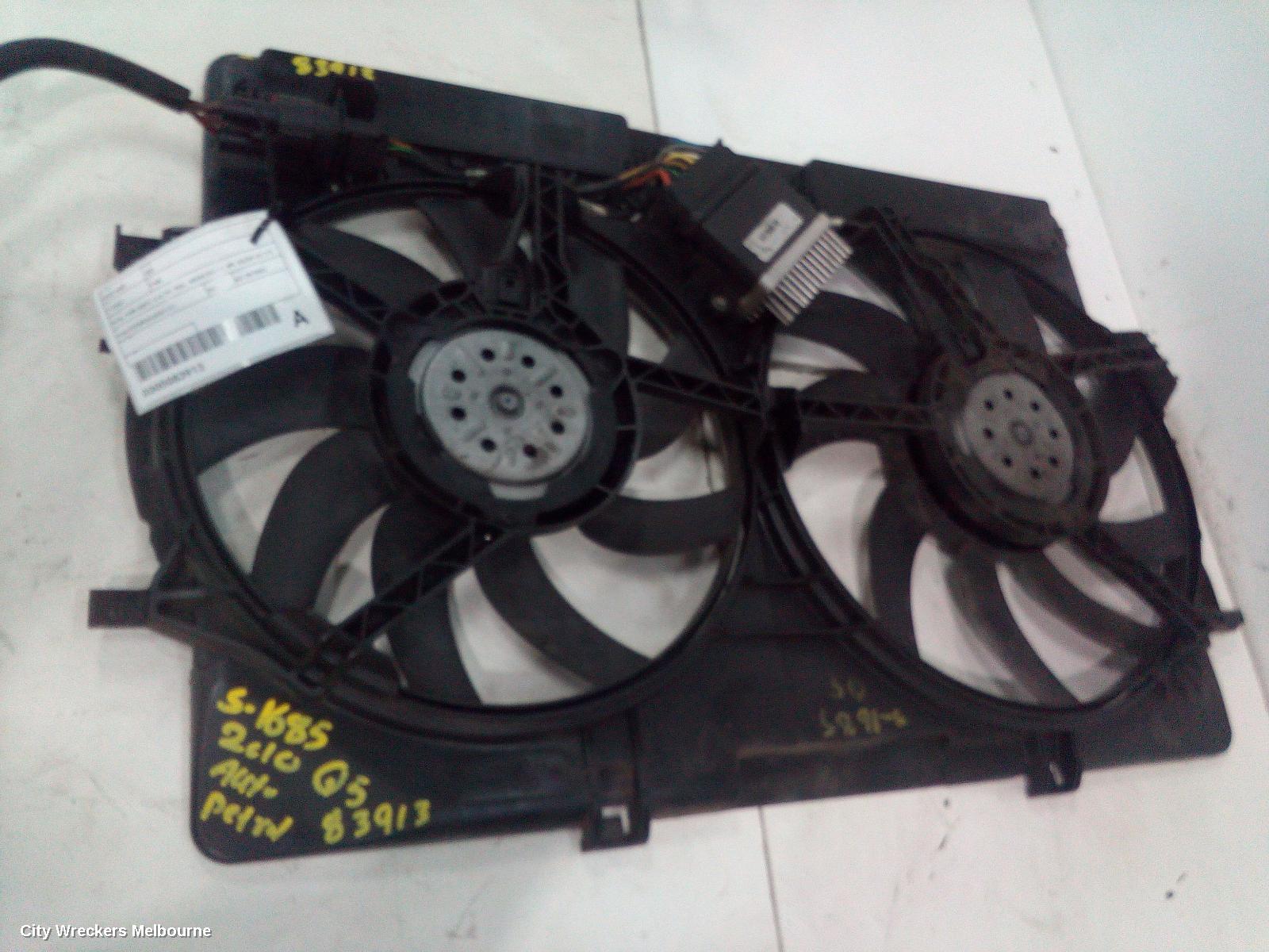 AUDI Q5 FAN, DUAL FAN ASSY, 2.0, PETROL, 400W/200W, 8R, 03/2009 - 01/2017 - Image 1
