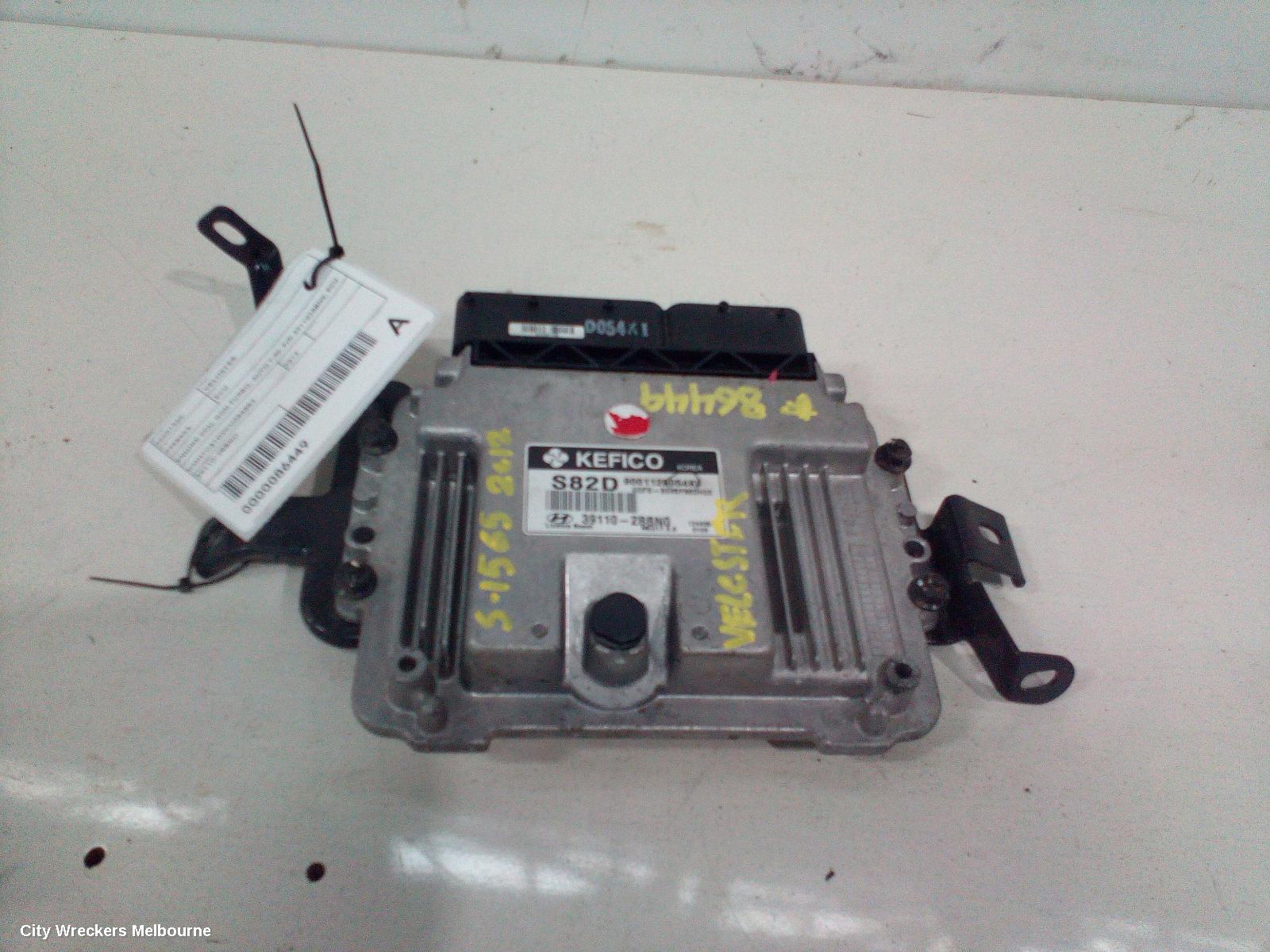 HYUNDAI VELOSTER ECU, ENGINE ECU, NON TURBO, AUTO T/M, P/N 391102BBN0, ECU ONLY, FS, 12/2011 - 02/2018 - Image 3