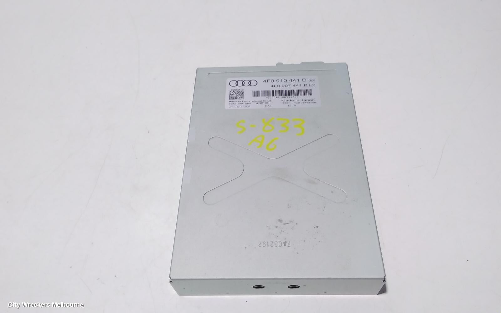 AUDI A6, 4F/C6 11/2004 - 07/2011, 4F0 910 441D REAR REVERSE CAMERA CONTROL UNIT MODULE : 92532 - Image 1