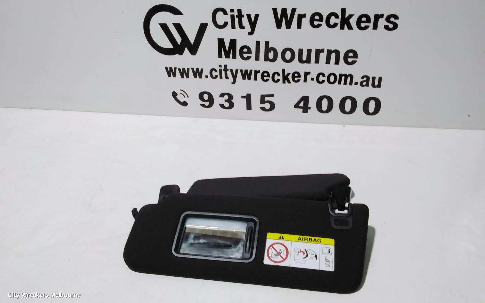 LAND ROVER RANGEROVER SPORT SUNVISOR, L494, LH SIDE, BLACK, 12/2013 - 04/2022 - Image 1