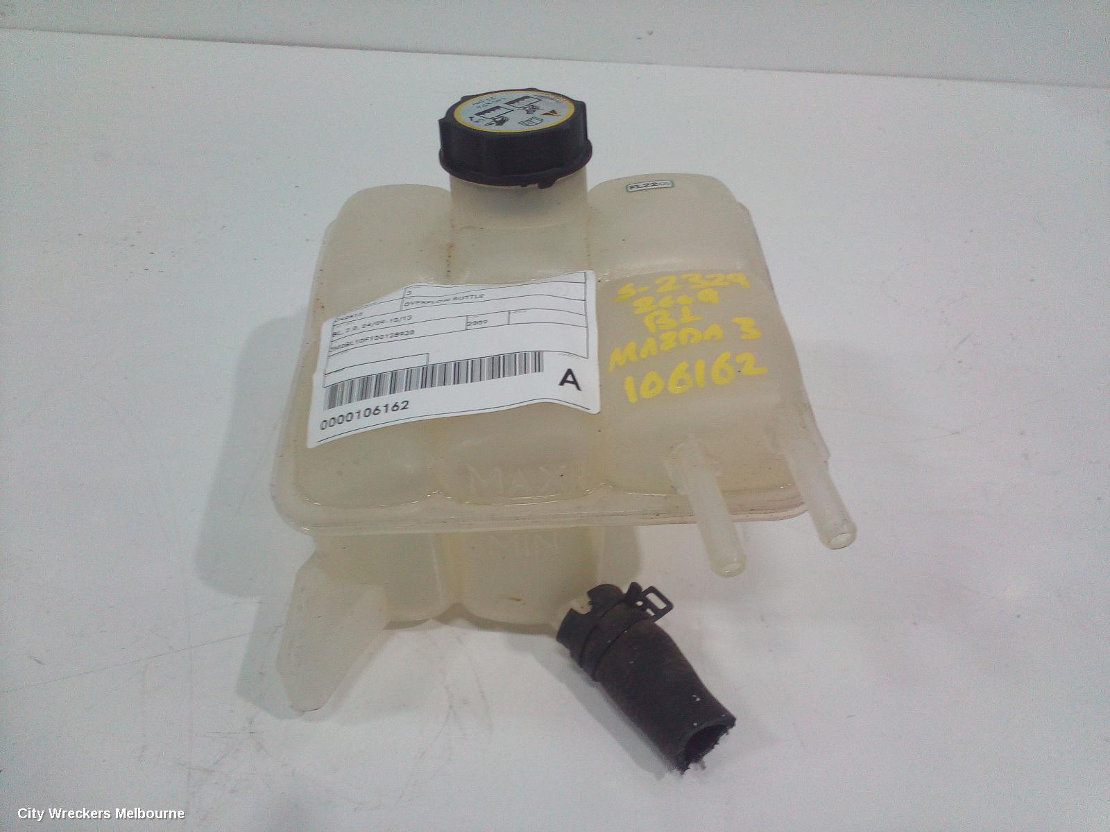 MAZDA 3 OVERFLOW BOTTLE, BL, 2.0, 04/2009 - 10/2013 - Image 1