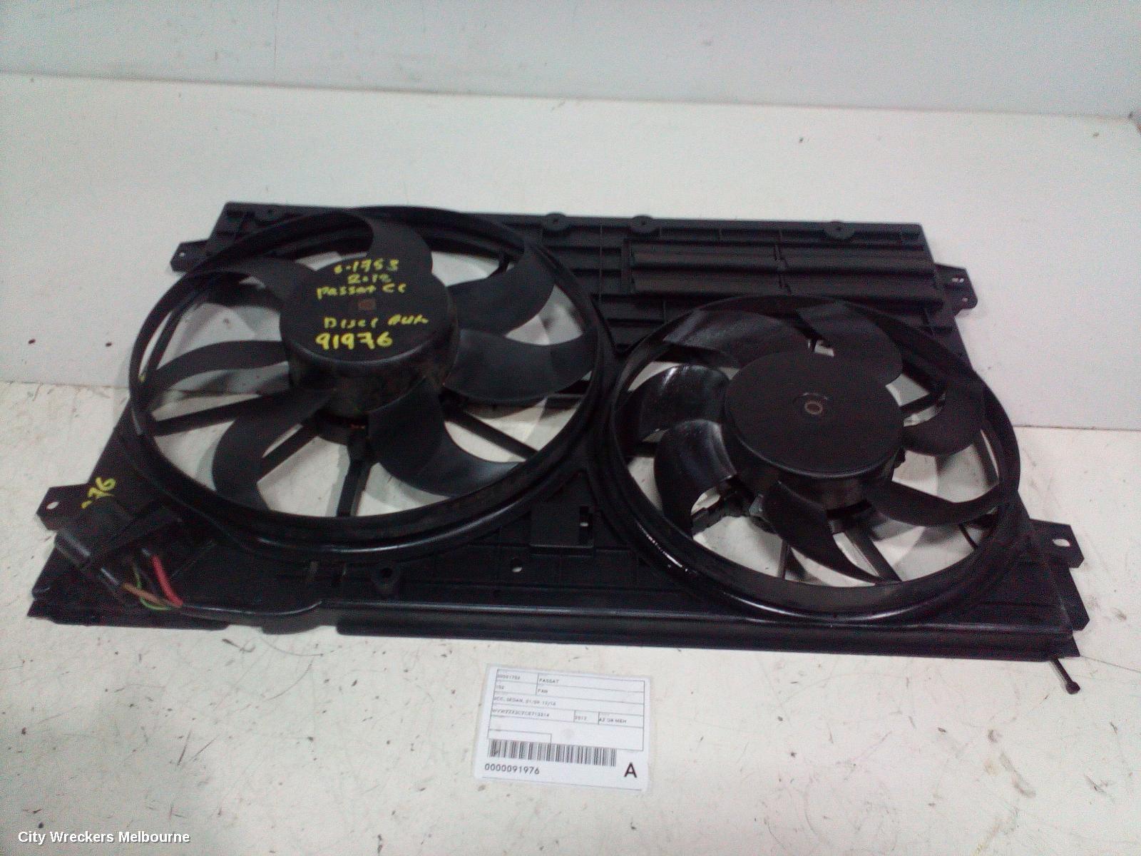 VOLKSWAGEN PASSAT FAN, 3CC, SEDAN, 08/2008 - 12/2016 - Image 1