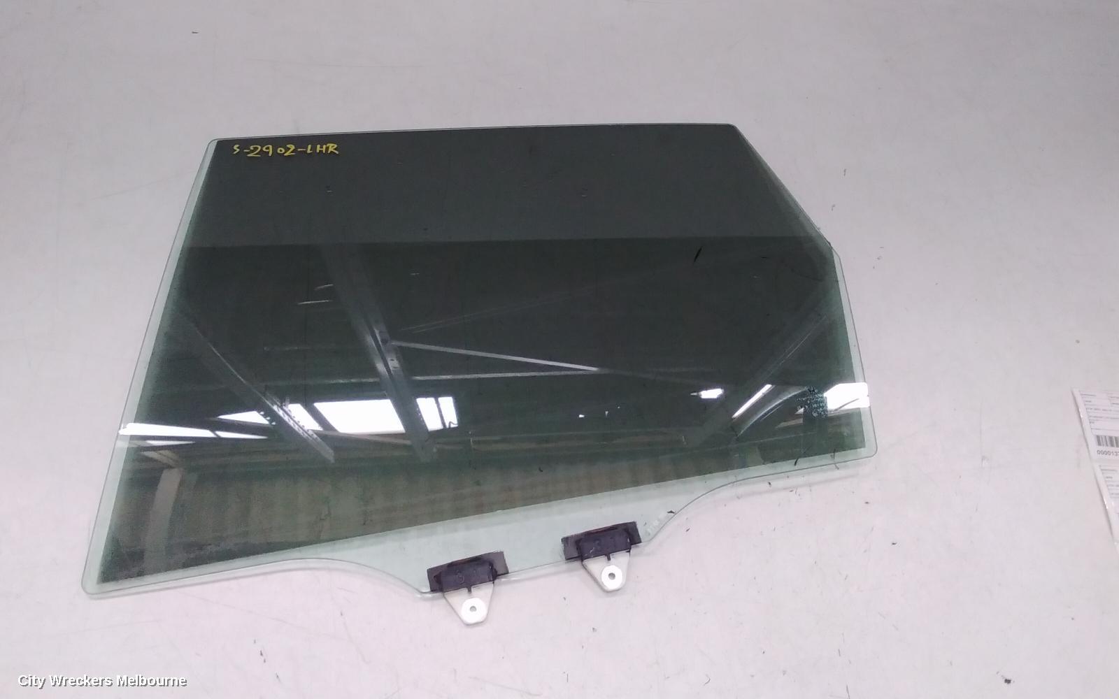 HONDA JAZZ LEFT REAR DOOR WINDOW, GE, 08/2008 - 06/2014 - Image 1