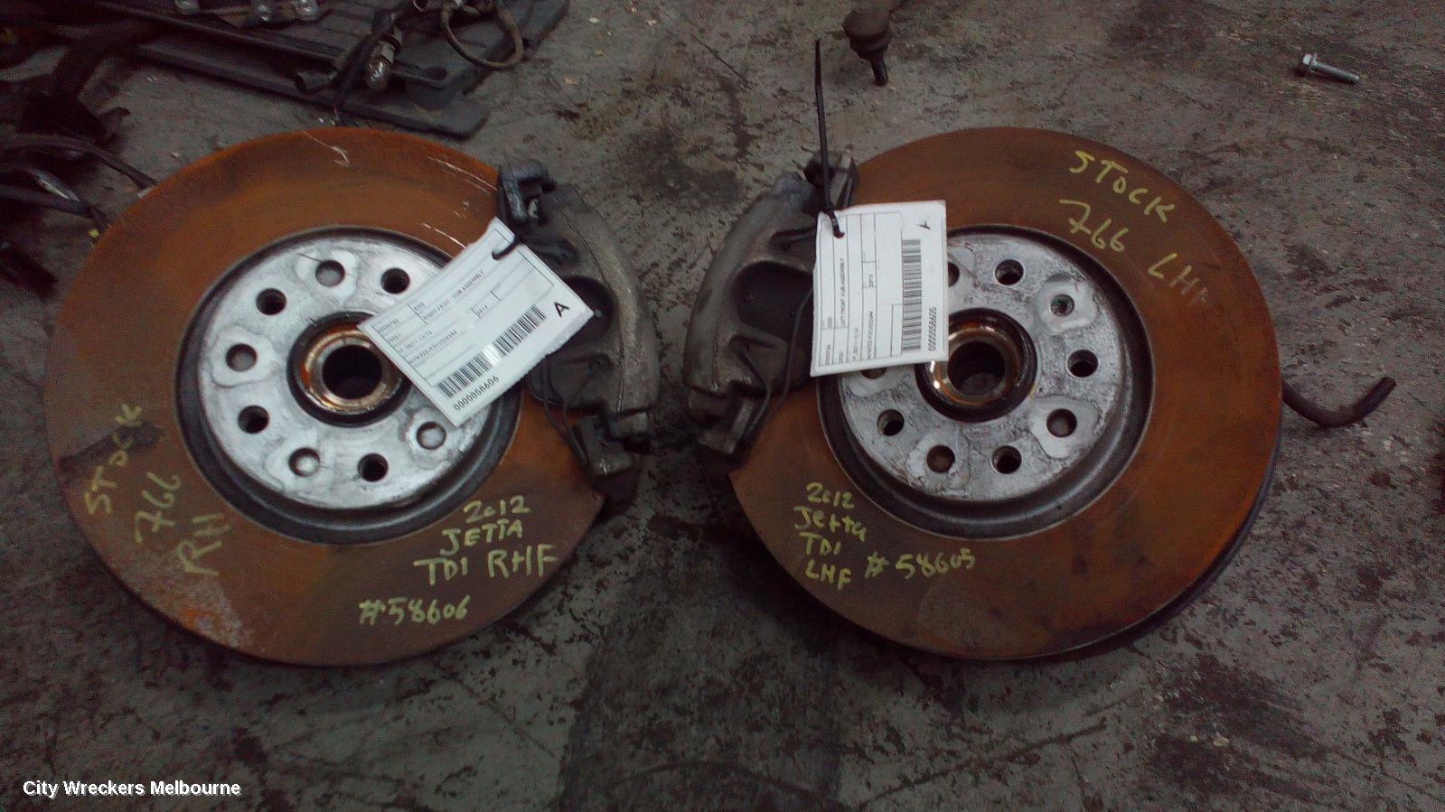 VOLKSWAGEN EOS RIGHT FRONT HUB ASSEMBLY, 1F, 4 BOLT TYPE, 02/2007 - 12/2014 - Image 2