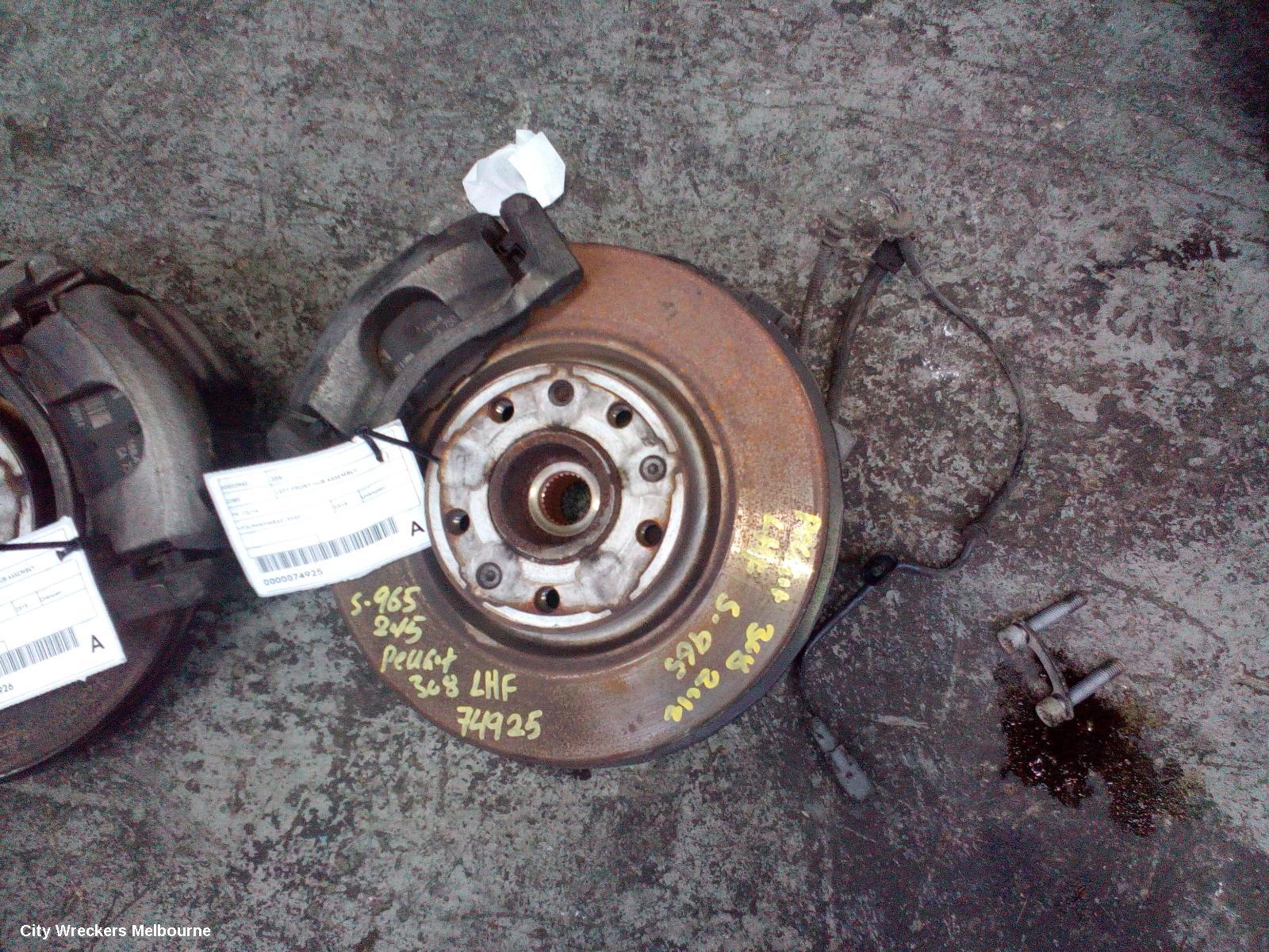 PEUGEOT 308 LEFT FRONT HUB ASSEMBLY, T9, 10/2014 - 05/2021 - Image 1