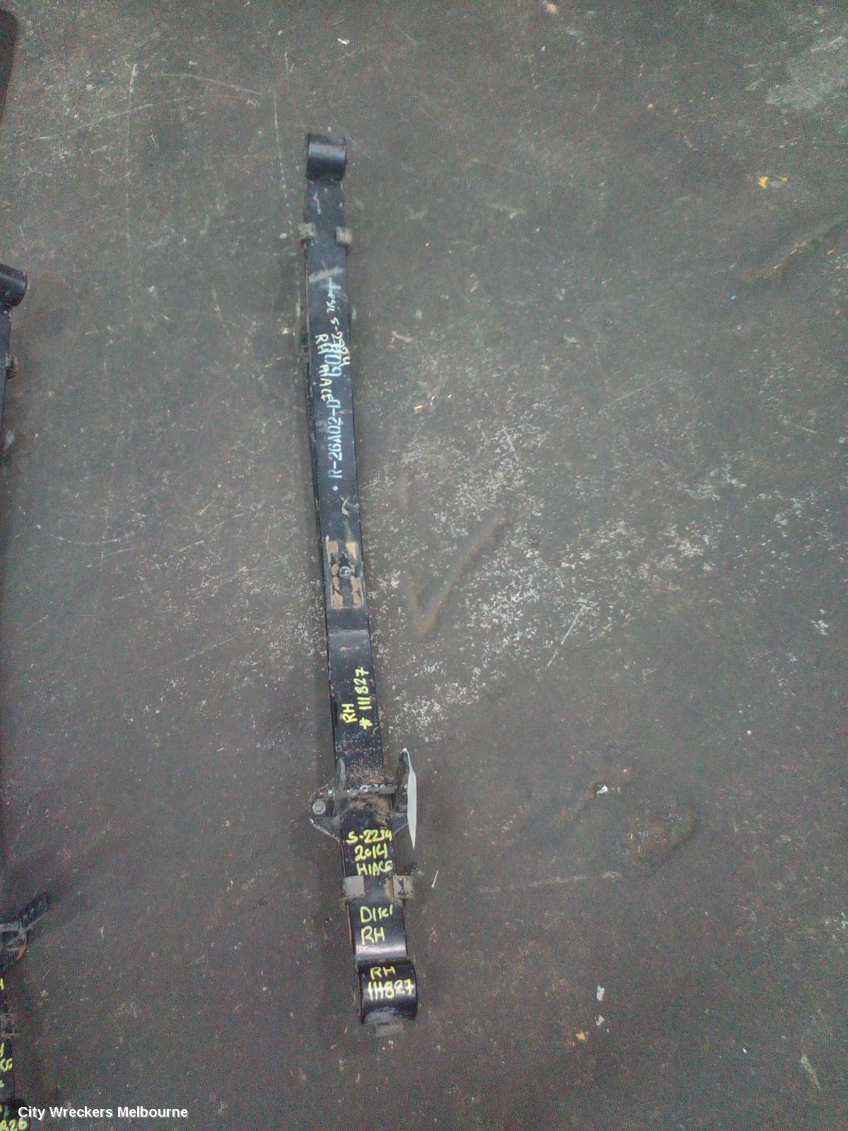 TOYOTA HIACE REAR LEAF SPRING, TRH/KDH, LWB/SWB, RH SIDE, 03/2005 - 04/2019 - Image 2