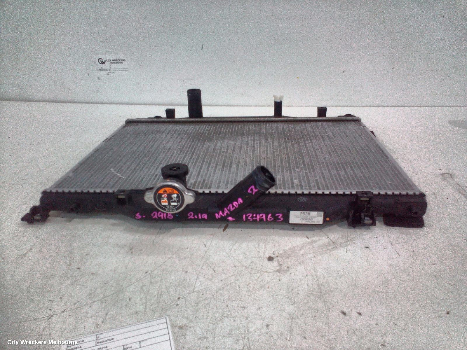 MAZDA 2 RADIATOR, AUTO, 1.5, DJ/DL, 09/2014 ONWARDS - Image 2