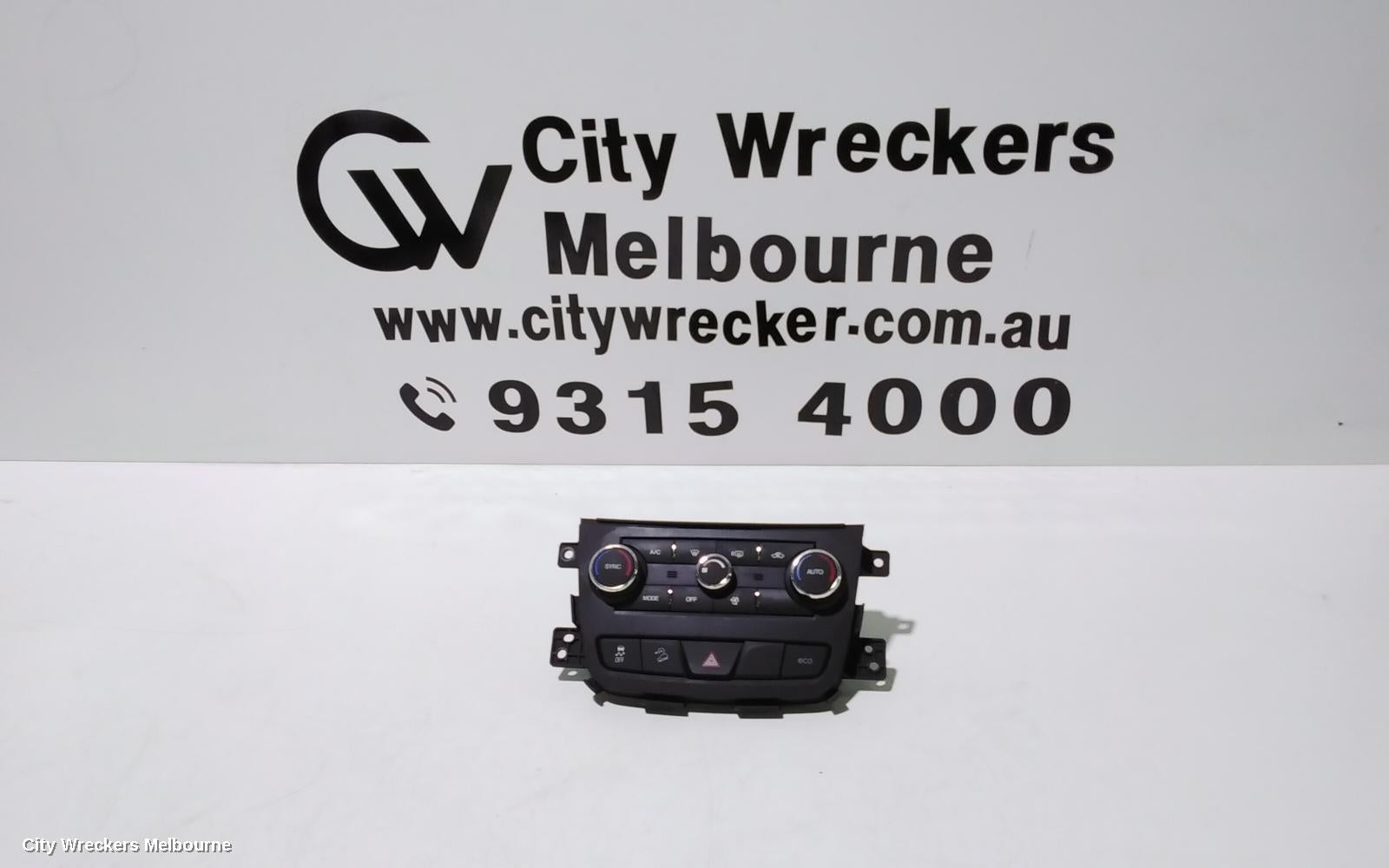 HOLDEN CAPTIVA HEATER/AC CONTROLS, DUAL ZONE CLIMATE CONTROL TYPE ONLY, NON PARK ASSIST/NON REAR A/C BUTTON TYPE, CG, 01/2014 - 06/2018 - Image 1