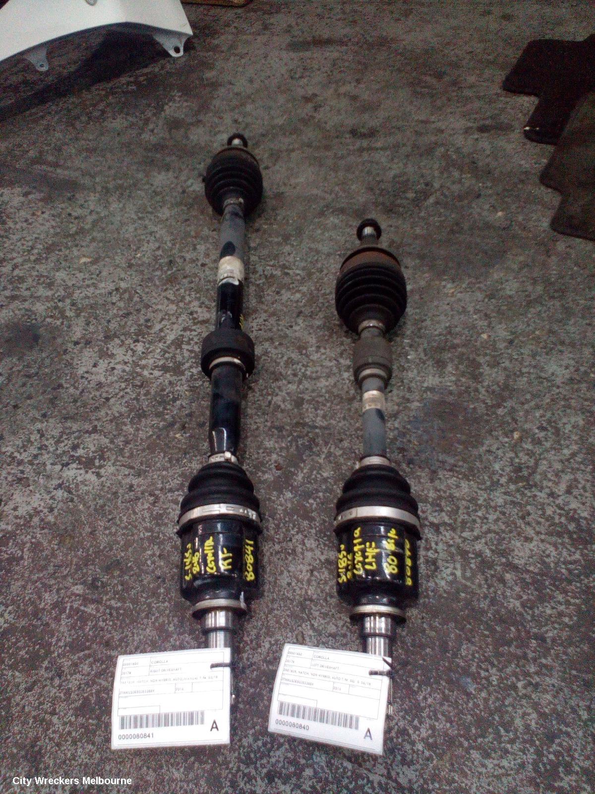 TOYOTA COROLLA RIGHT DRIVESHAFT, ZRE182R, HATCH, NON HYBRID, AUTO/MANUAL T/M, 03/2015 - 06/2018 - Image 2