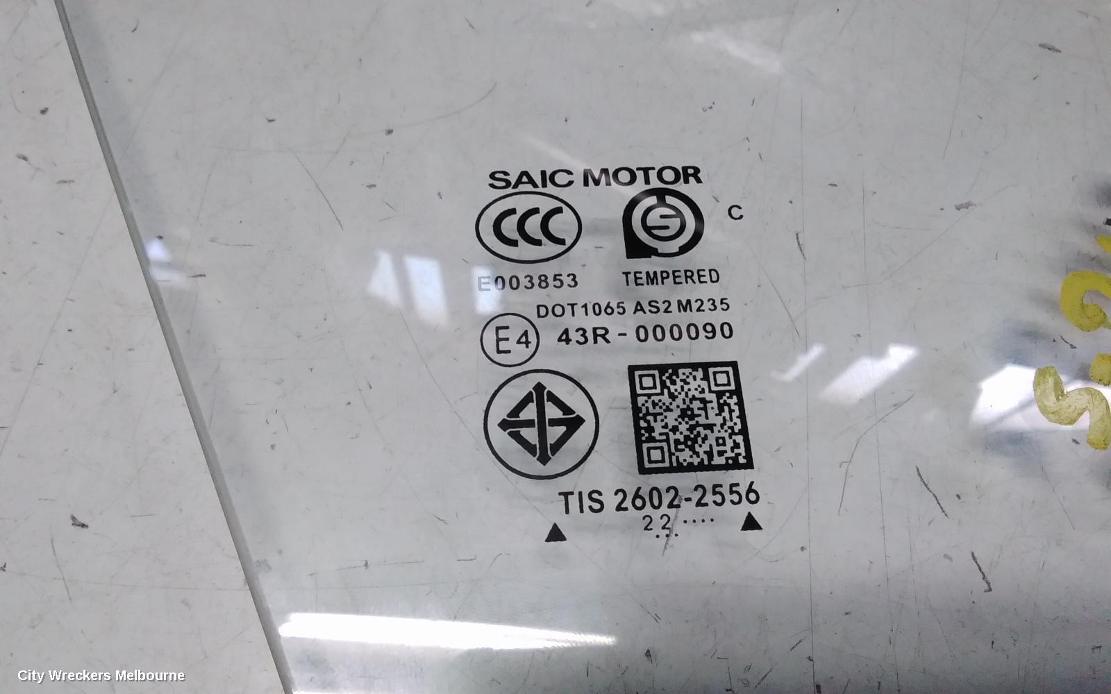 MG ZS RIGHT REAR DOOR WINDOW, AZS1, STANDARD TINT TYPE, 09/2017 ONWARDS - Image 3
