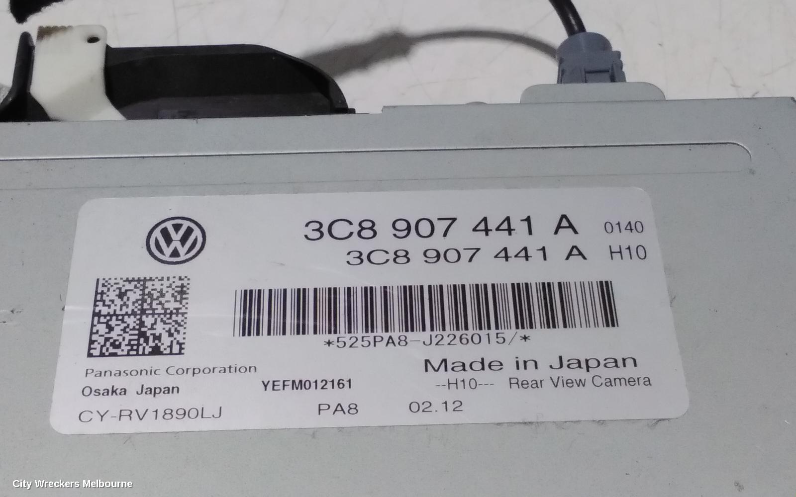 VOLKSWAGEN PASSAT, 3CC, SEDAN, 08/2008 - 12/2016, 3C8 907 441A   BACK UP CAMERA MODULE: 97234 - Image 2