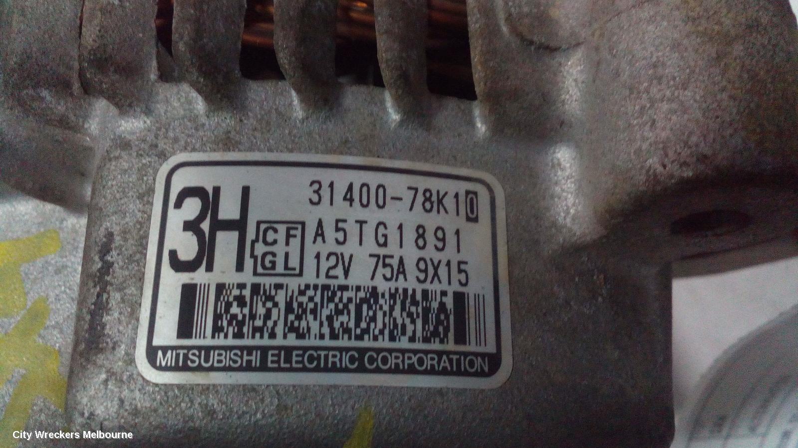 SUZUKI SX4 ALTERNATOR, PETROL, 2.0, J20B, 01/2010 - 01/2014 - Image 1