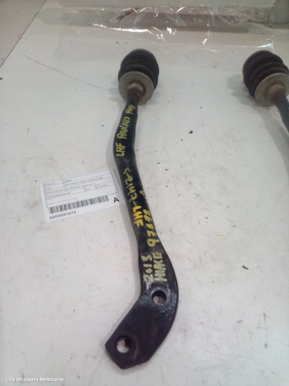 TOYOTA HIACE LEFT FRONT LOWER CONTROL ARM, RADIUS/TRACK ROD, TRH/KDH, 03/2005 - 04/2019 - Image 1