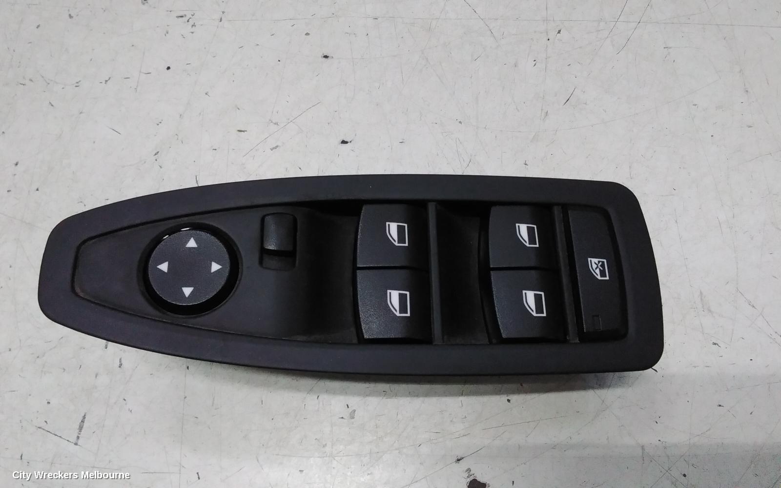 BMW 1 SERIES PWR DR WIND SWITCH, RH FRONT (MASTER SWITCH), F20, HATCH, NON ELECTRO CHROMATIC MIRROR TYPE, 06/2011 - 05/2019 - Image 1