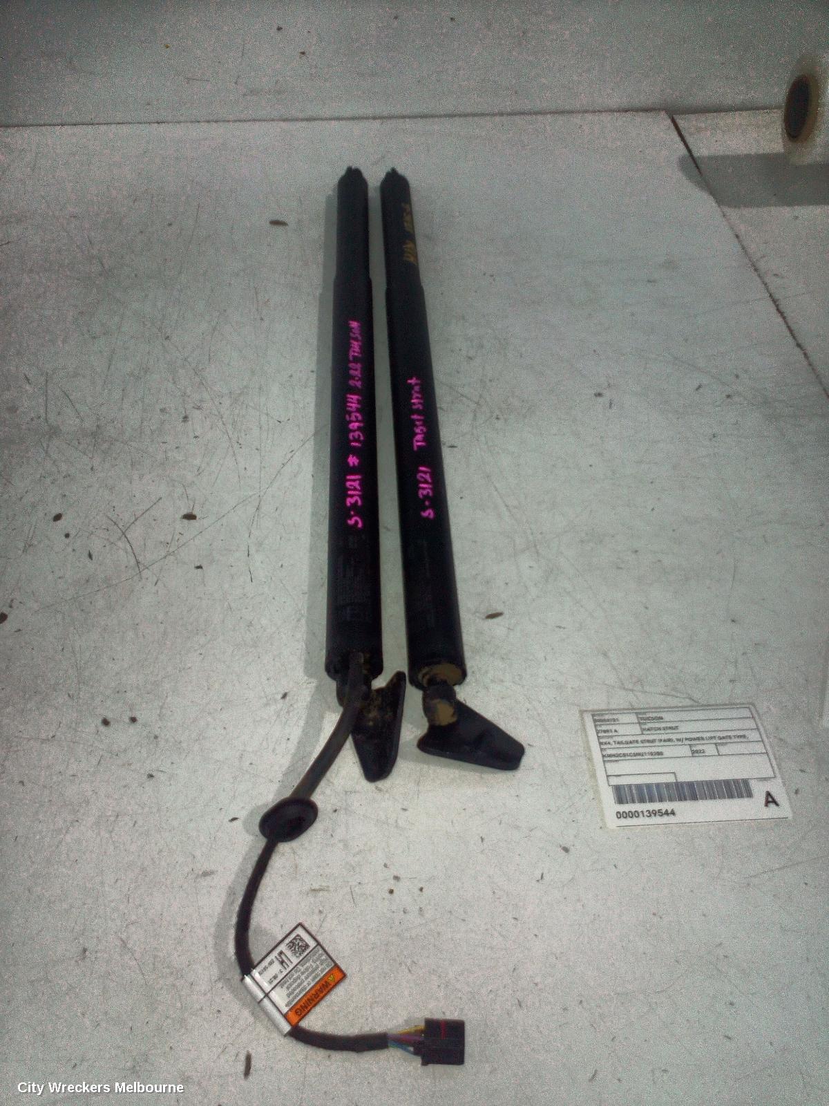 HYUNDAI TUCSON HATCH STRUT, NX4, TAILGATE STRUT (PAIR), W/ POWER LIFT GATE TYPE, 02/2021 ONWARDS - Image 2