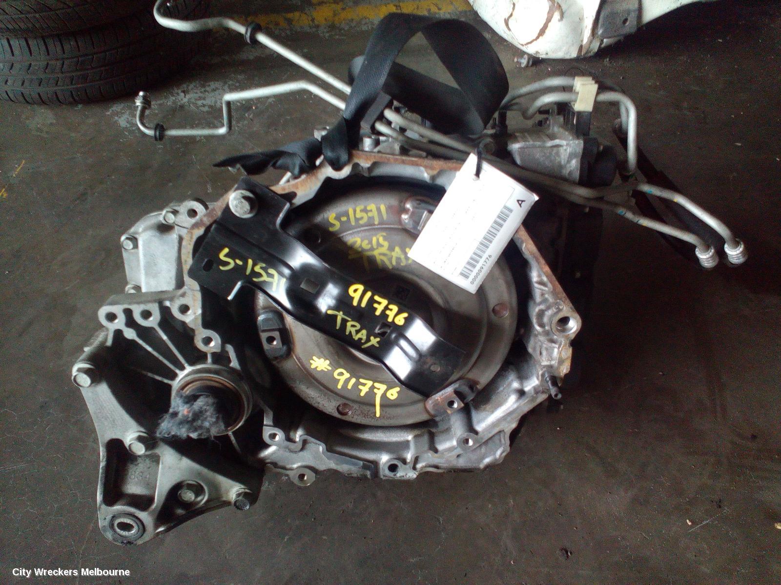 HOLDEN TRAX TRANS/GEARBOX, AUTO, PETROL, 1.8, 4SDW TAG, TJ SERIES, 08/2013 - 09/2016 - Image 1
