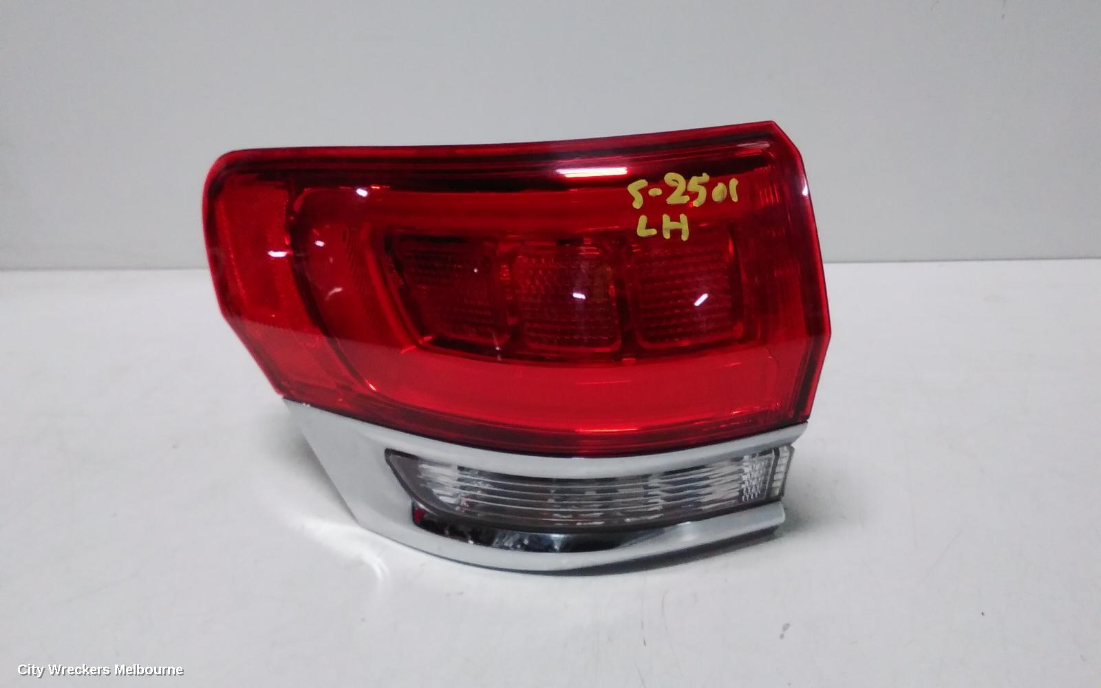 JEEP GRANDCHEROKEE LEFT TAILLIGHT, WK, LAREDO/OVERLAND/LIMITED, W/ CHROME BEZEL, 04/2013 - 02/2022 - Image 2