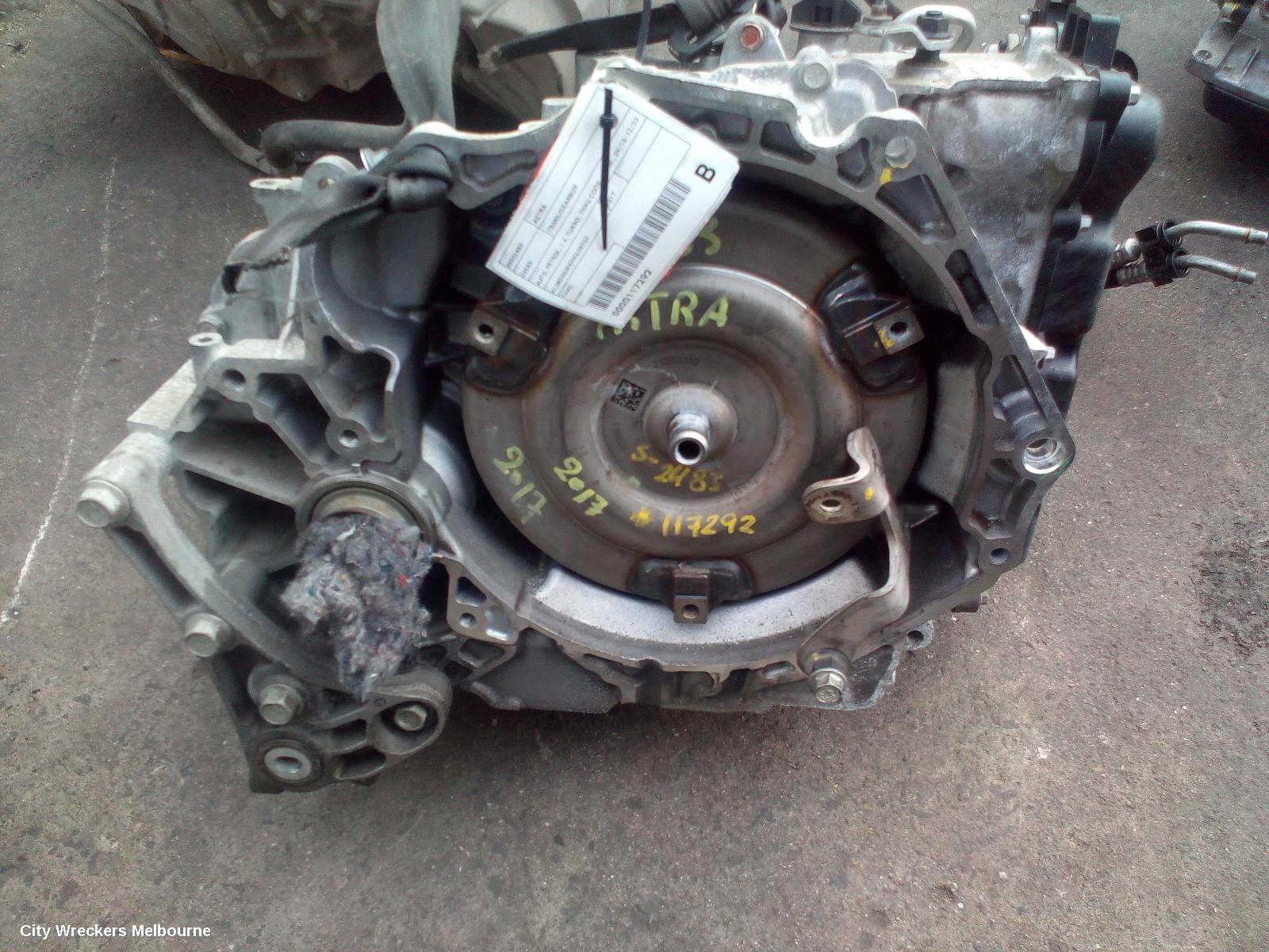 HOLDEN ASTRA TRANS/GEARBOX, AUTO, PETROL, 1.4, TURBO, 7NKS CODE, BK-BL, 09/2016 - 12/2020 - Image 1
