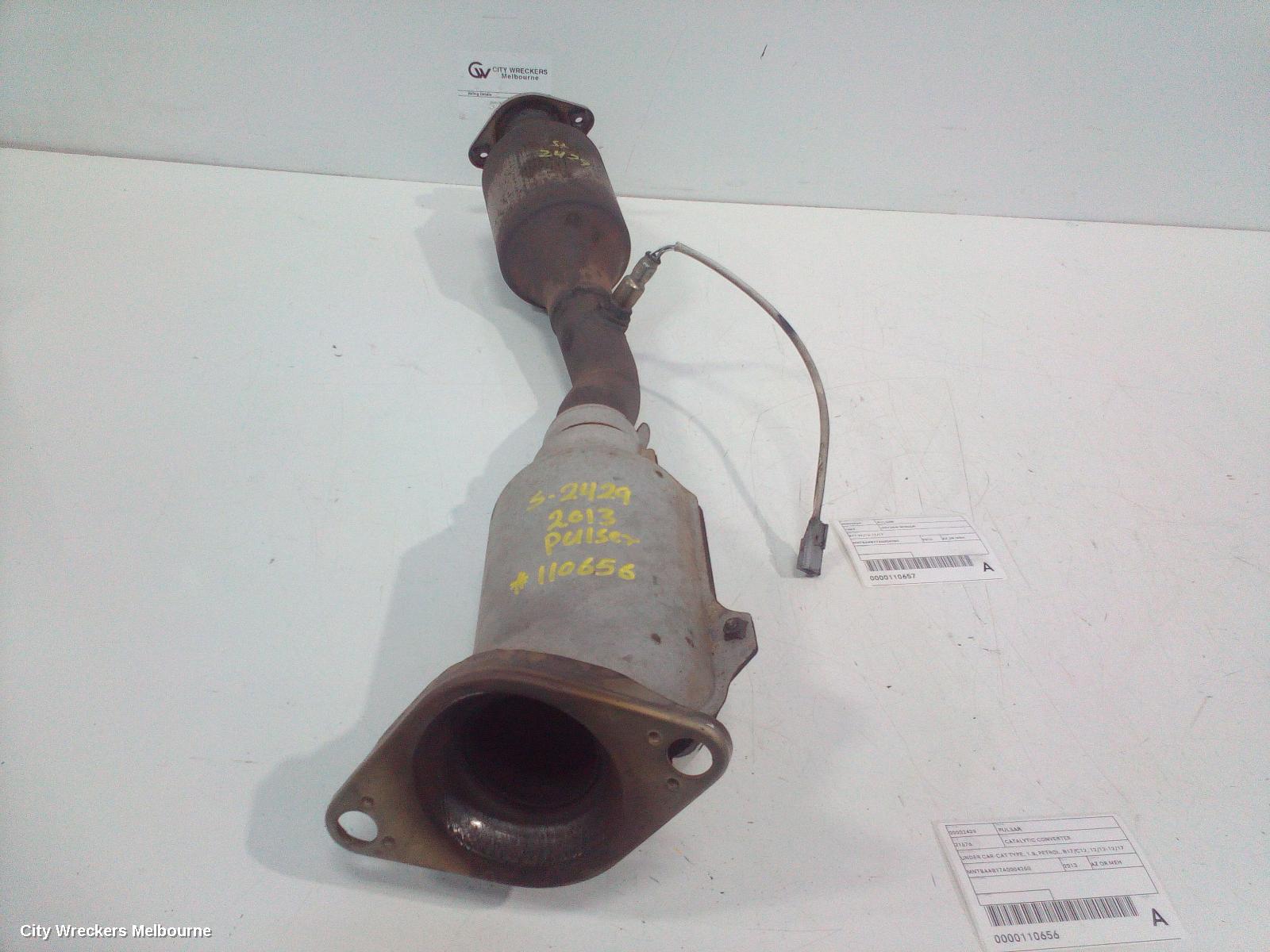 NISSAN PULSAR CATALYTIC CONVERTER, UNDER CAR-CAT TYPE, 1.8, PETROL, B17/C12, 12/2012 - 12/2017 - Image 2