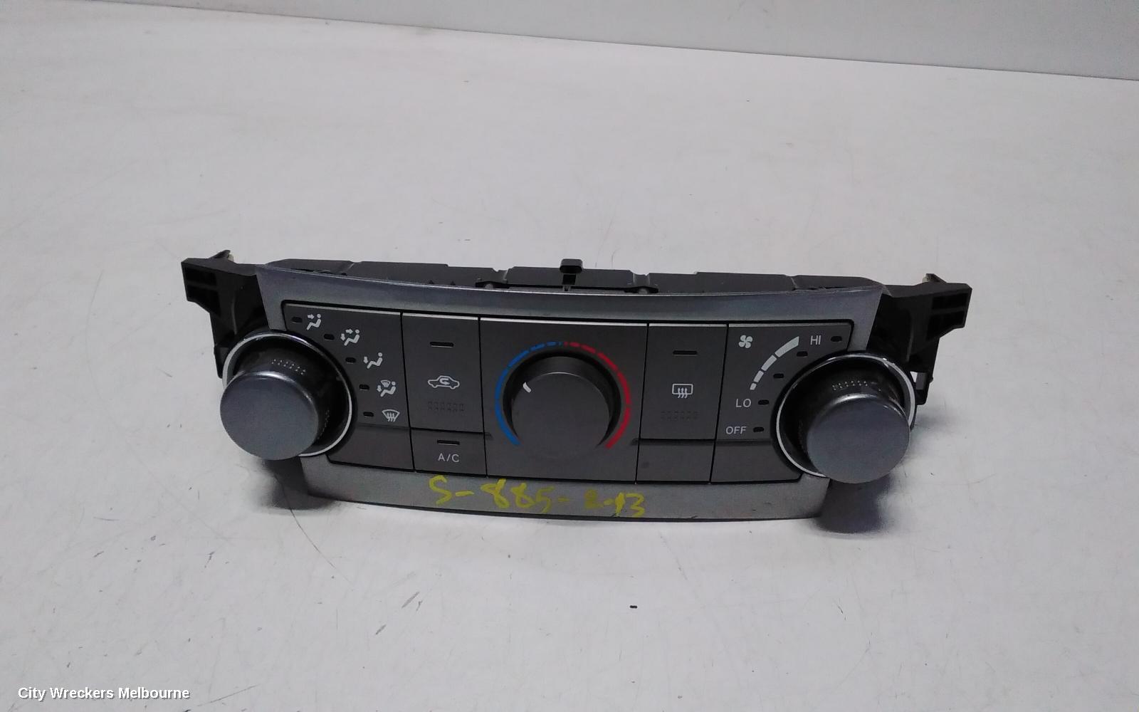 TOYOTA KLUGER HEATER/AC CONTROLS, GSU40-GSU45, STANDARD TYPE (FRONT), 05/2007 - 02/2014 - Image 1