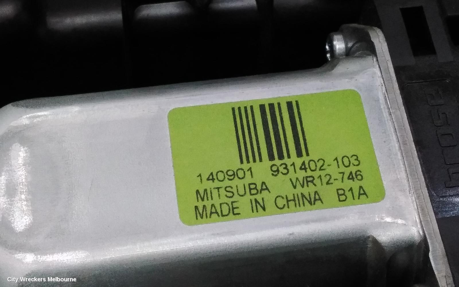 JEEP CHEROKEE LEFT REAR WND REG/MOTOR, KL, 02/2014 - 11/2022 - Image 3
