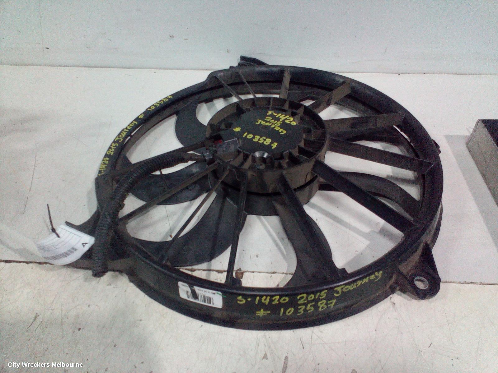 DODGE JOURNEY FAN, RADIATOR FAN, 3.6, PETROL, JC, 07/2011 - 12/2016 - Image 1