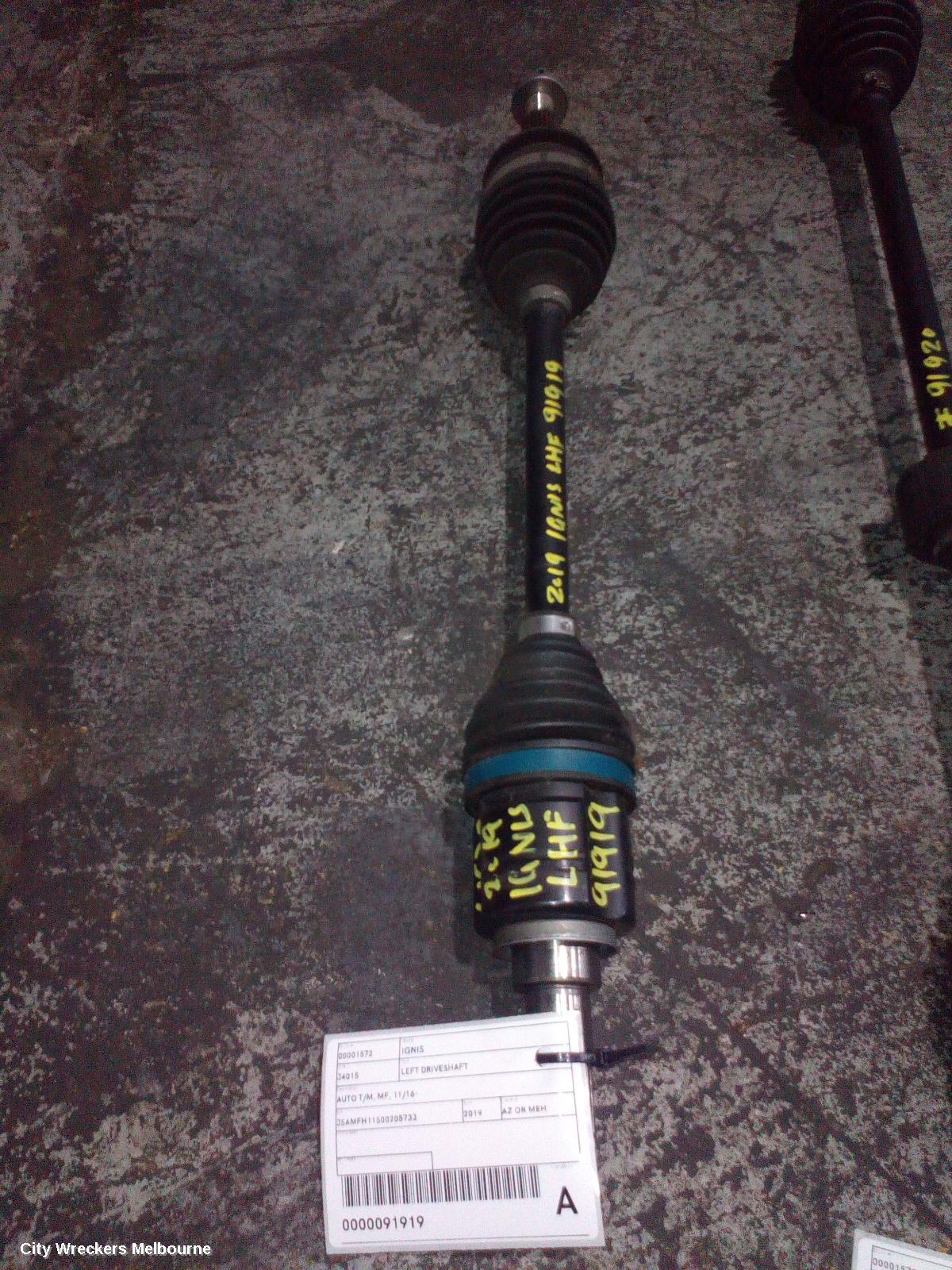 SUZUKI IGNIS LEFT DRIVESHAFT, AUTO T/M, MF, 11/2016 ONWARDS - Image 1