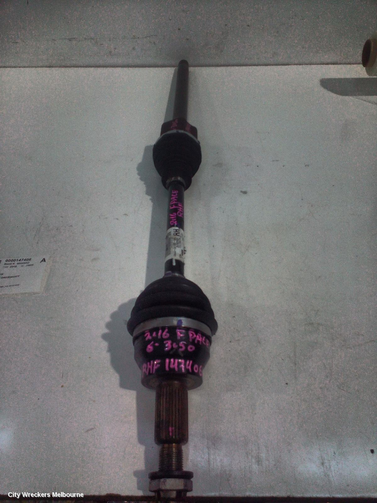 JAGUAR F PACE RIGHT DRIVESHAFT, X761, FRONT, DIESEL, 2.0, 02/2016 - 10/2020 - Image 2