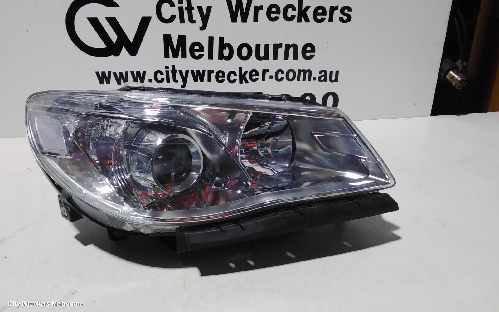 HOLDEN COMMODORE RIGHT HEADLAMP, VF, EVOKE/CALAIS, CHROME INSERT TYPE, 05/2013 - 12/2017 - Image 1