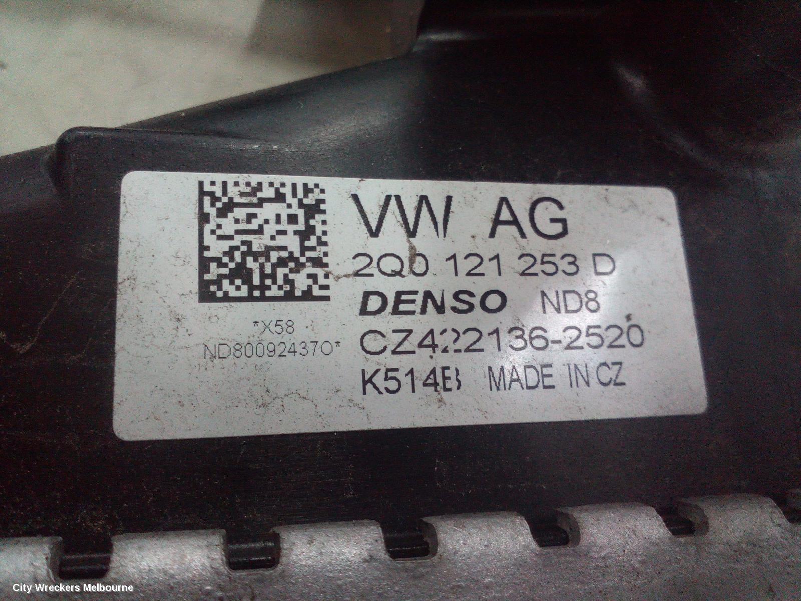 VOLKSWAGEN T-CROSS RADIATOR, PRIMARY RADIATOR (CLOSEST TO ENGINE), AUTO, 1.0, PETROL, C1, 01/2020 ONWARDS - Image 3