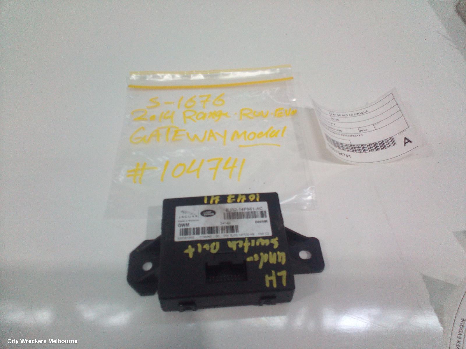 LAND ROVER RANGEROVER EVOQUE, L538, 11/2011 - 01/2019, GATEWAY MODULE EJ3214F681AC : 104741 - Image 3