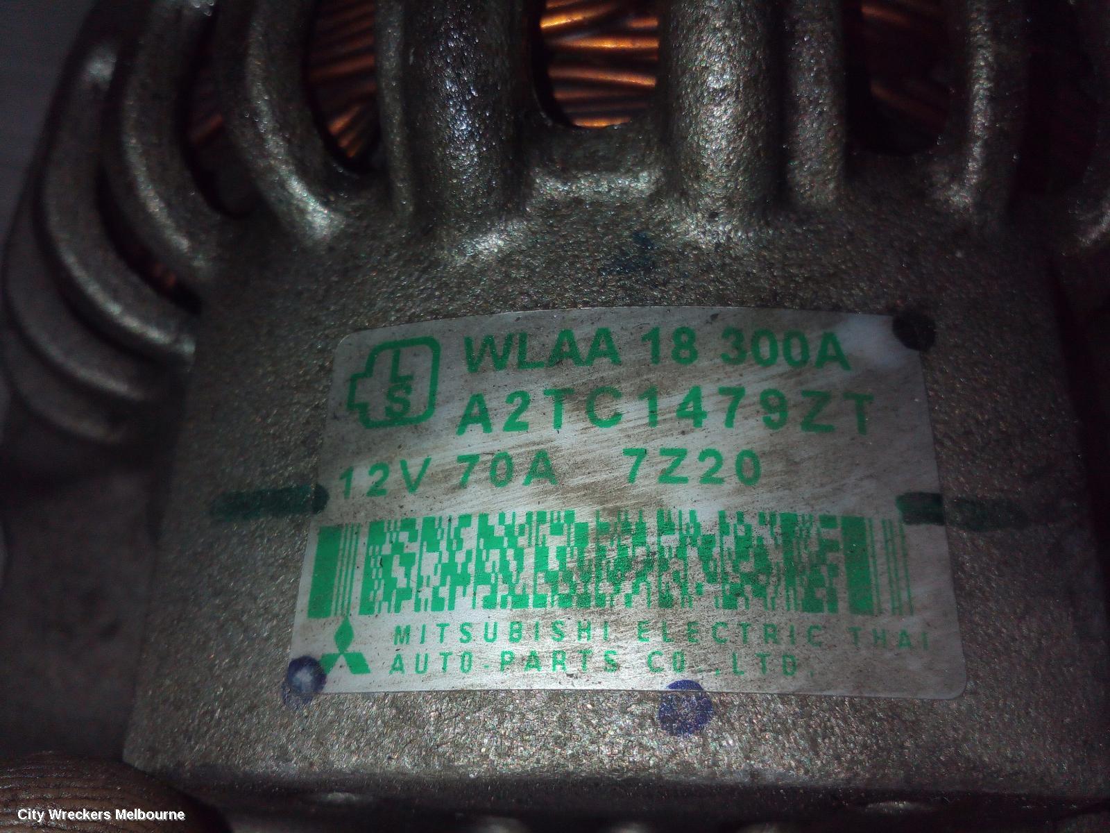 FORD RANGER ALTERNATOR, DIESEL, 3.0, PJ-PK, 12/2006 - 06/2011 - Image 2