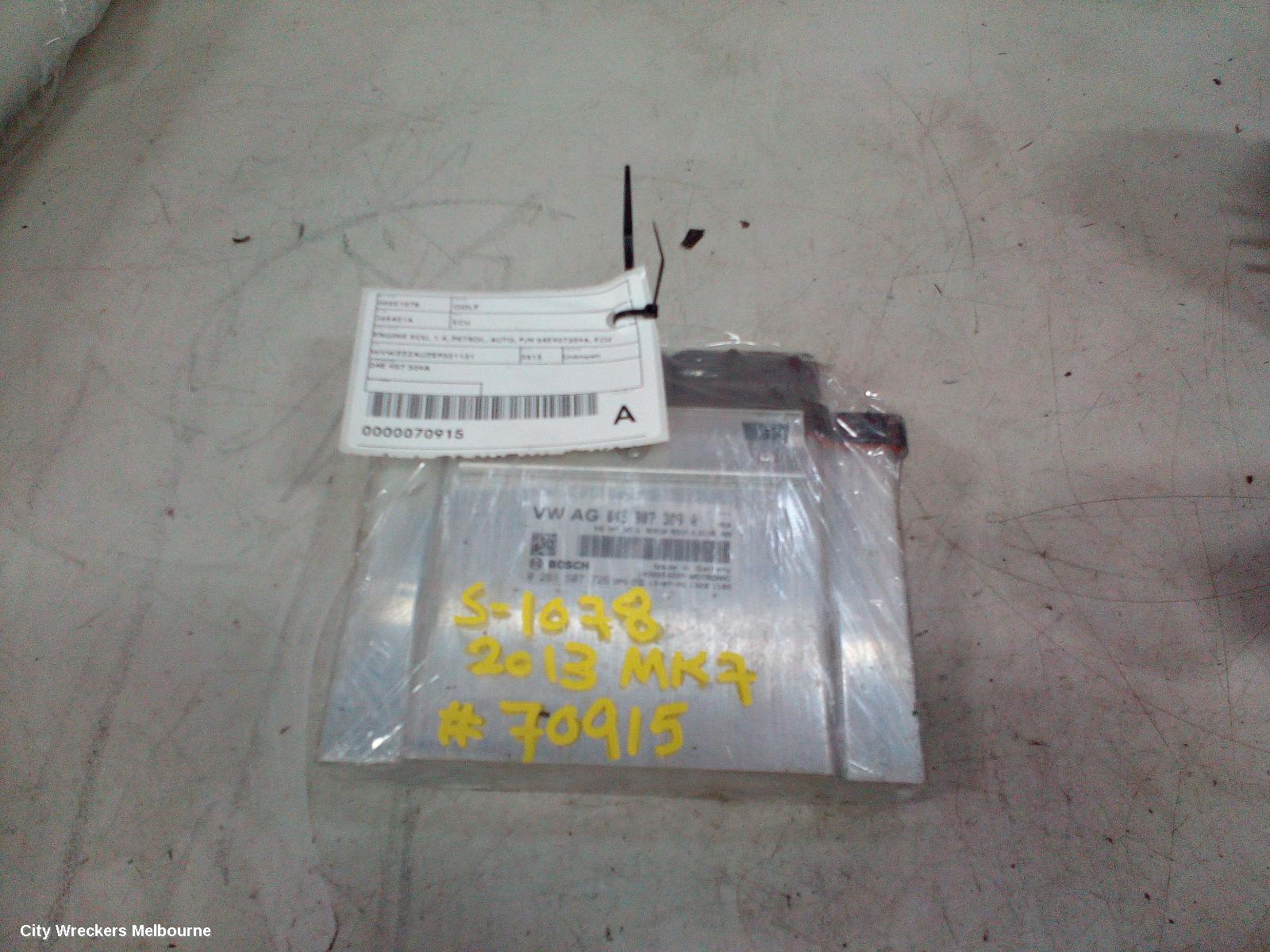 VOLKSWAGEN GOLF ECU, ENGINE ECU, 1.4, PETROL, AUTO, P/N 04E907309A, ECU ONLY, GEN 7, 03/2013 - 08/2020 - Image 3