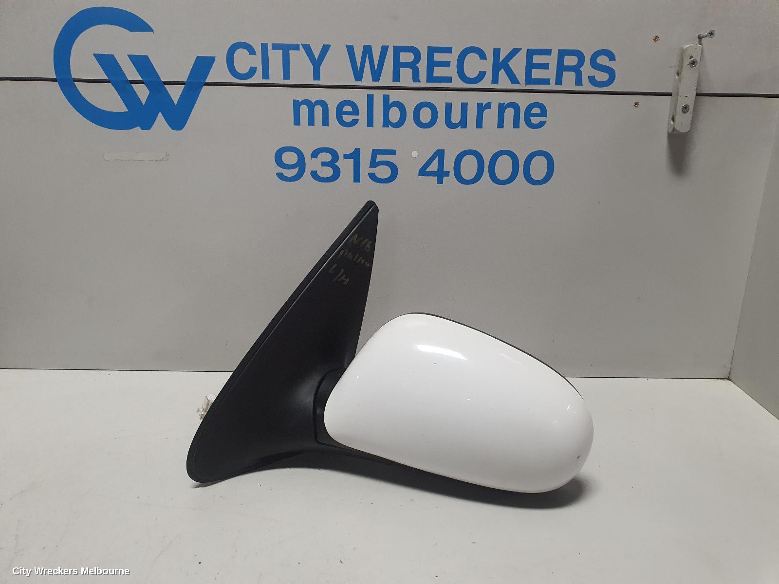 NISSAN PULSAR LEFT DOOR MIRROR, N16, SEDAN, COLOUR CODED, 08/2003 - 12/2005 - Image 1