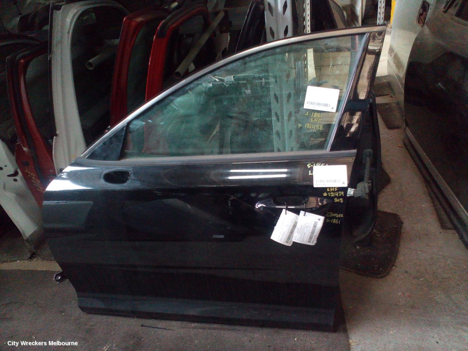 KIA STINGER LEFT FRONT DOOR, CK, 06/2017 ONWARDS - Image 1