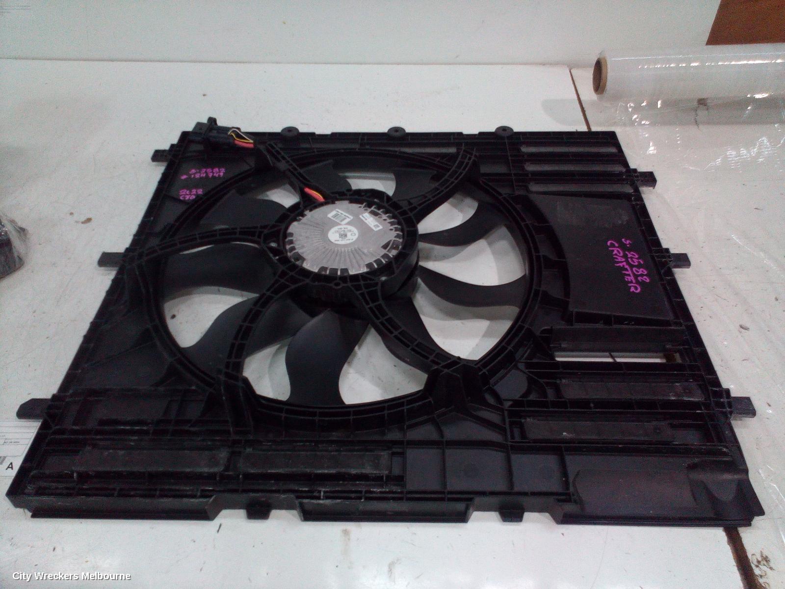VOLKSWAGEN CRAFTER FAN, RADIATOR FAN, DIESEL, 850W, SY1, 08/2017 ONWARDS - Image 1