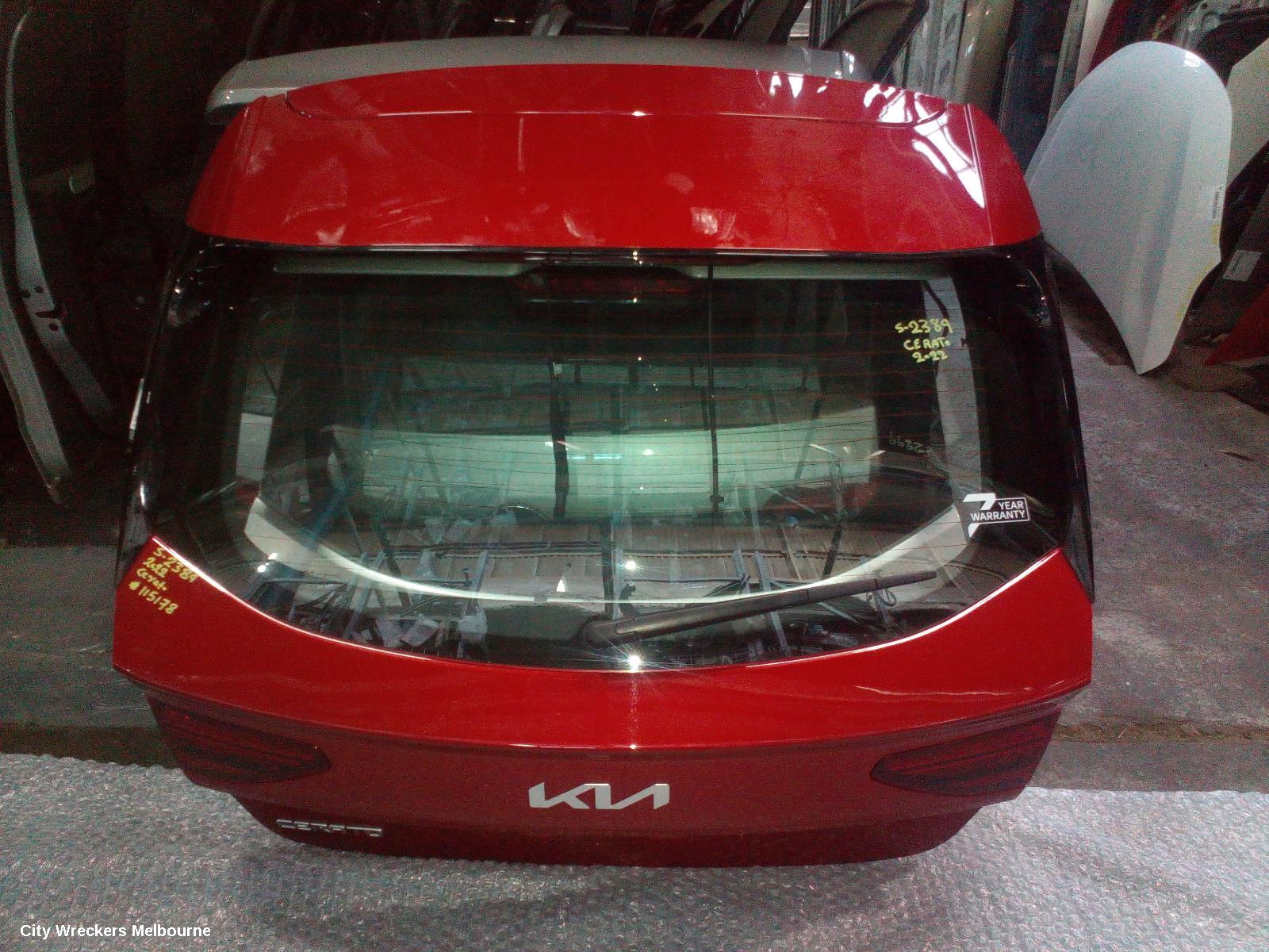 KIA CERATO BOOTLID/TAILGATE, TAILGATE, BD, HATCH, 09/2018 ONWARDS - Image 1